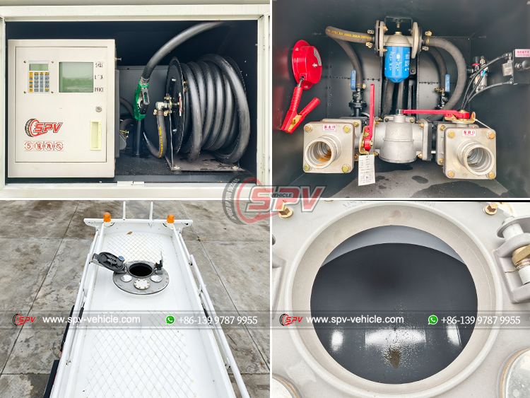 Howo 4,000 Litres RHD Fuel Tank Truck - Equipments Detail